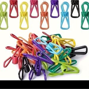 10 Colorful Metal Clips for Home Parties